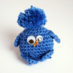 Amigurumi petit oiseau bleu...