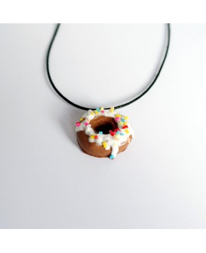 Pendentif gourmand donuts multicolore Pendentifs gourmands