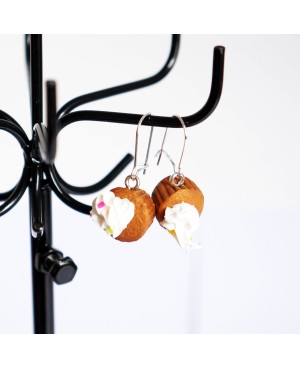 Boucles d'oreilles gourmandes cupcakes Boucles d'oreilles