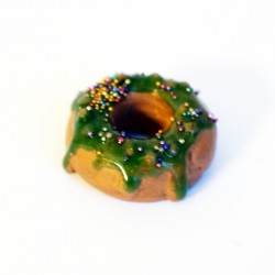 Pendentif "Donuts" avec son glaçage vert