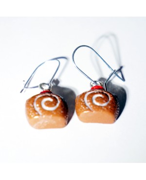 Swiss roll earrings Earrings