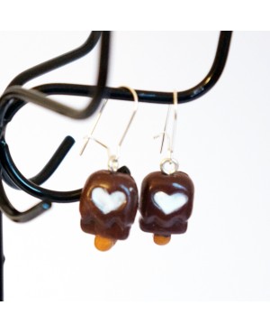 Boucles d'oreilles bâtonnets de glace Boucles d'oreilles