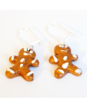 Gingerbread man earrings Earrings