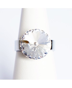 “Diamond” Swarovski crystal ring “Solitaire” Swarovski crystal ring