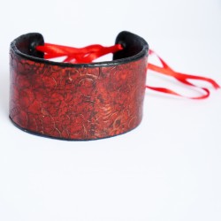 Handmade red bracelet