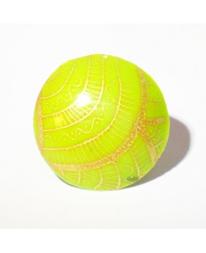 Parure bague et collier vert fluo Parures