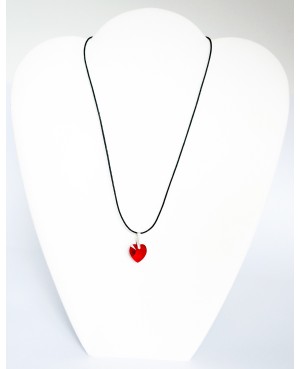 Pendentif coeur rouge en cristal de Swarovski Pendentifs coeur