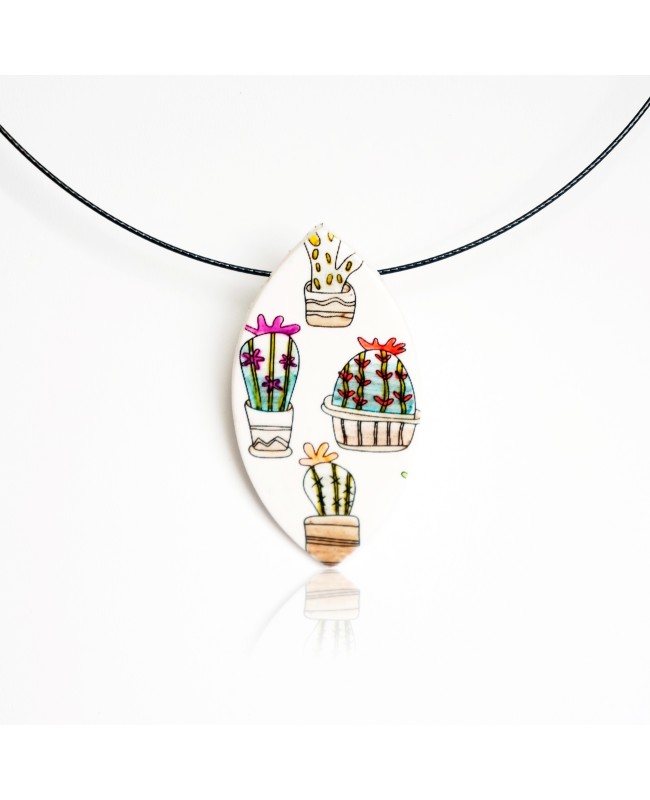 Pendentif cactus