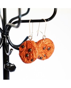 Boucles d'oreilles gourmandes cookies Boucles d'oreilles gourmandes