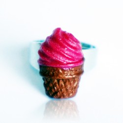 Children's Ring - Strawberry Ice Cream Cone