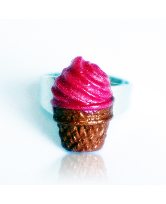 Children's Ring - Strawberry Ice Cream Cone