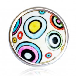 Large ring with multicolored circles