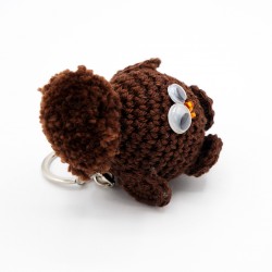 Brown Owl keychain