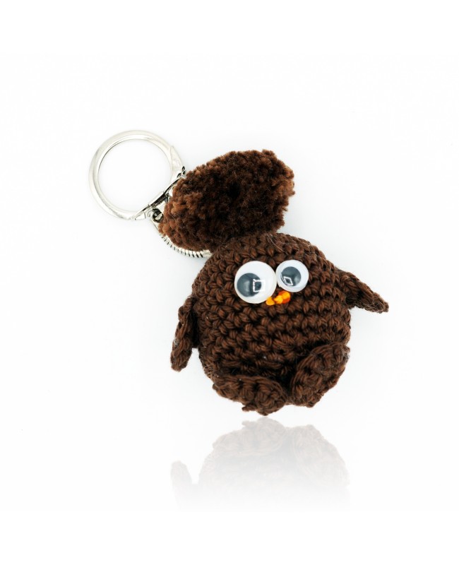 Brown Owl keychain