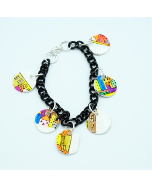 Bracelet maisons multicolores Bracelets