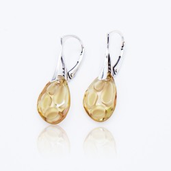 copy of Clear Swarovski crystal and silver earrings