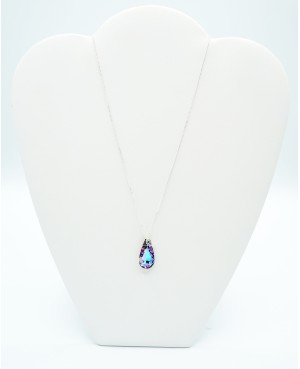 Multicolored crystal pendant Beaded pendants