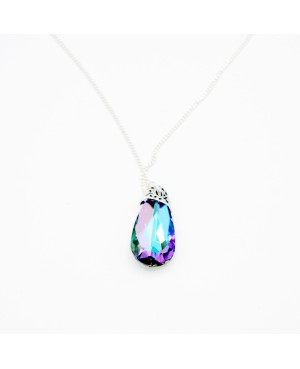 Multicolored crystal pendant Beaded pendants