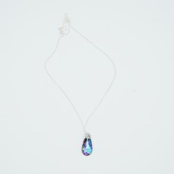 Multicolored crystal pendant