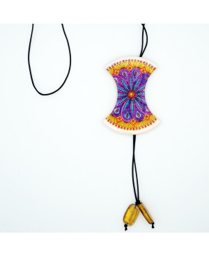 Sautoir mandala multicolore Sautoirs ou colliers longs