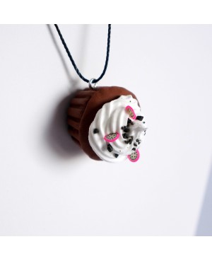 Pendentif gourmand cupcake Pendentifs gourmands