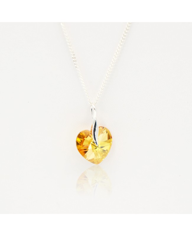 Gold heart pendant