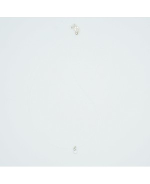 copy of Very small, discreet, oval, black pendant with a silver chain Beaded pendants