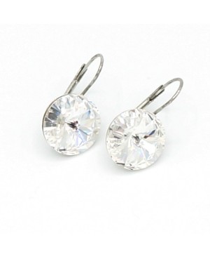 copy of Coral earrings Crystal and beaded earrings