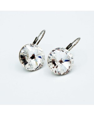 copy of Coral earrings Crystal and beaded earrings