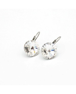 copy of Coral earrings Crystal and beaded earrings