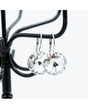 copy of Coral earrings Crystal and beaded earrings