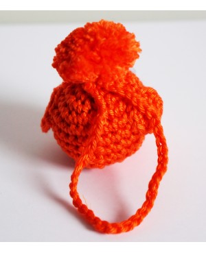 Piou-piou orange (oiseau) bijou de sac Bijoux de sac