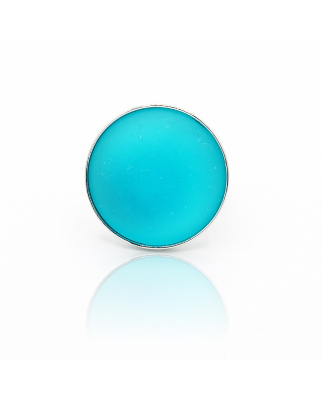 Bague ronde polaris turquoise