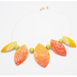 copy of Orange and red necklace