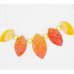 copy of Orange and red necklace