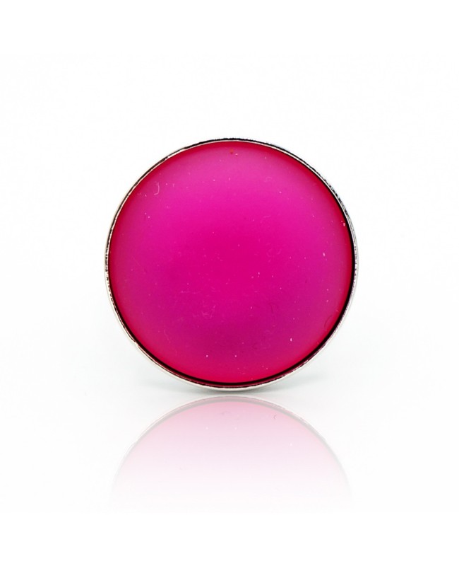 Bague ronde polaris rose