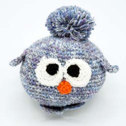 copy of Grey and beige crocheted owl
