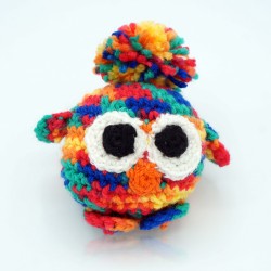 copy of Grey and beige crocheted owl