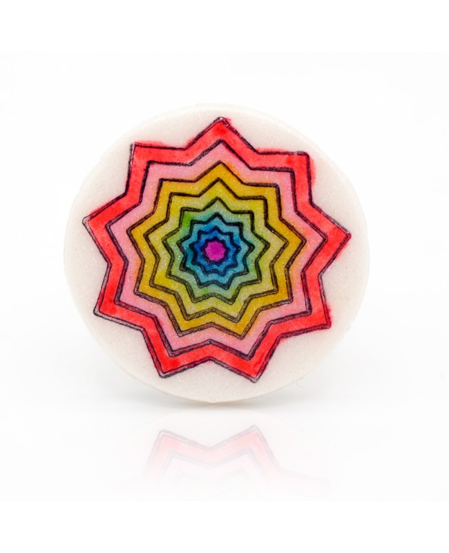 Multicolored star fantasy ring