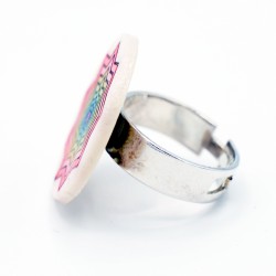 Multicolored star fantasy ring