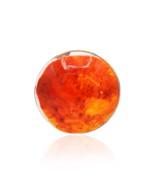 Bague fantaisie orange