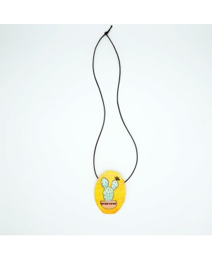 Long cactus pendant necklace Chains or long necklaces
