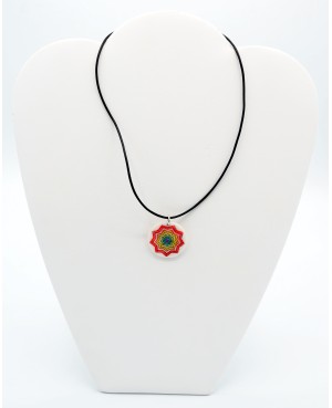 Multicolored star pendant choker necklace Choker necklaces