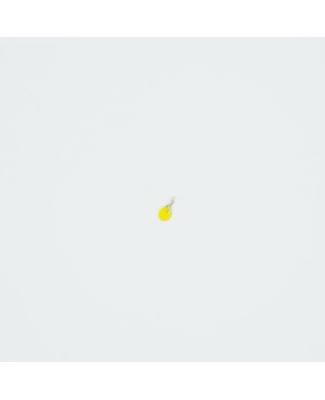 Yellow crystal mini-pendant choker necklace – Discreet and luminous jewellery