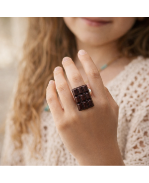 Fantasy Chocolate Bar Shaped Ring