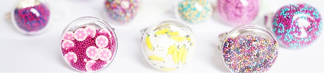 Bagues en microperles et microbilles | Les Bijoux du Nibou