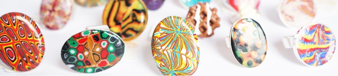 Bagues en pâte polymère – gourmandes & modernes | Les Bijoux du Nibou